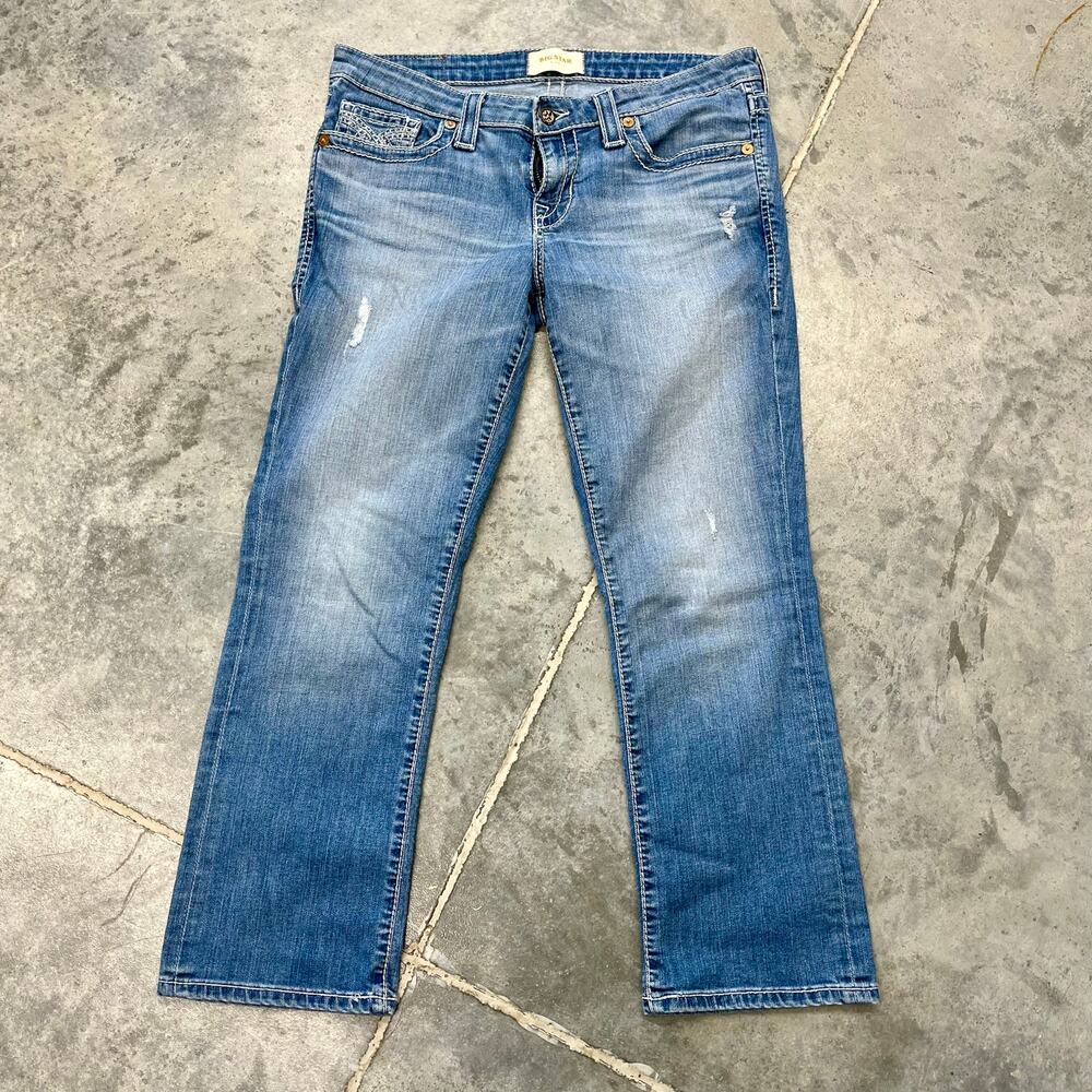 Big Star Rikki Capri Cropped Light Wash Size 29